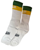 Green and Yellow Panel Socks