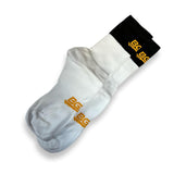 Black & Amber panel socks