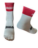 3 Pack of BGM Red & White Panel Socks