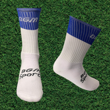 BGM Blue & White Panel Socks