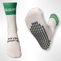 Green Panel Grip Socks