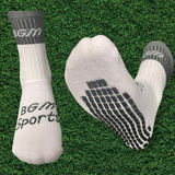 Black Panel Grip Socks