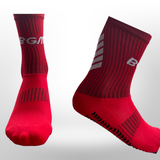BGM Red Grip Socks