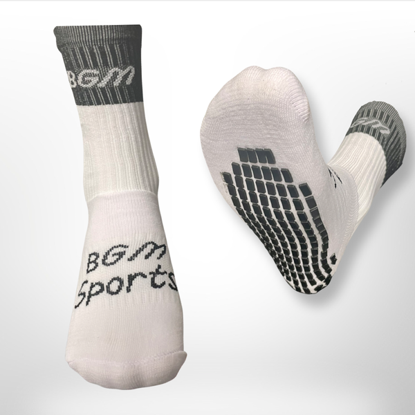 Blue Panel Grip Socks – BGM Sports